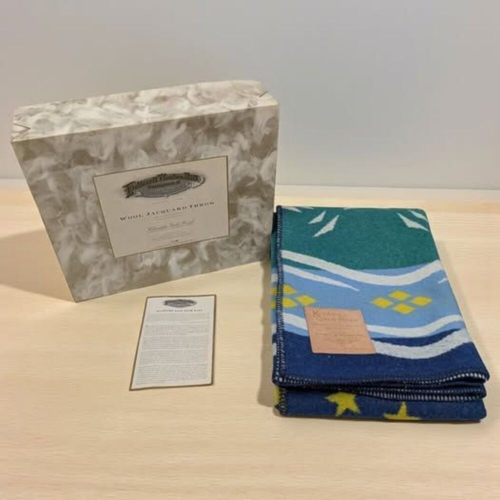 Gold Rush Faribault Woolen Mill Wool Klondike Throw Blanket - New w/ Box